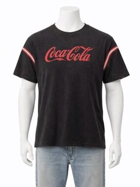 Vintage Coca Cola t-shirt black large 80’s 1980